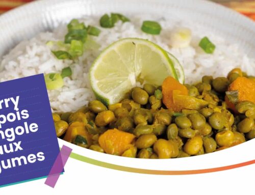 Fiche recette : Curry de pois d&rsquo;angole aux légumes